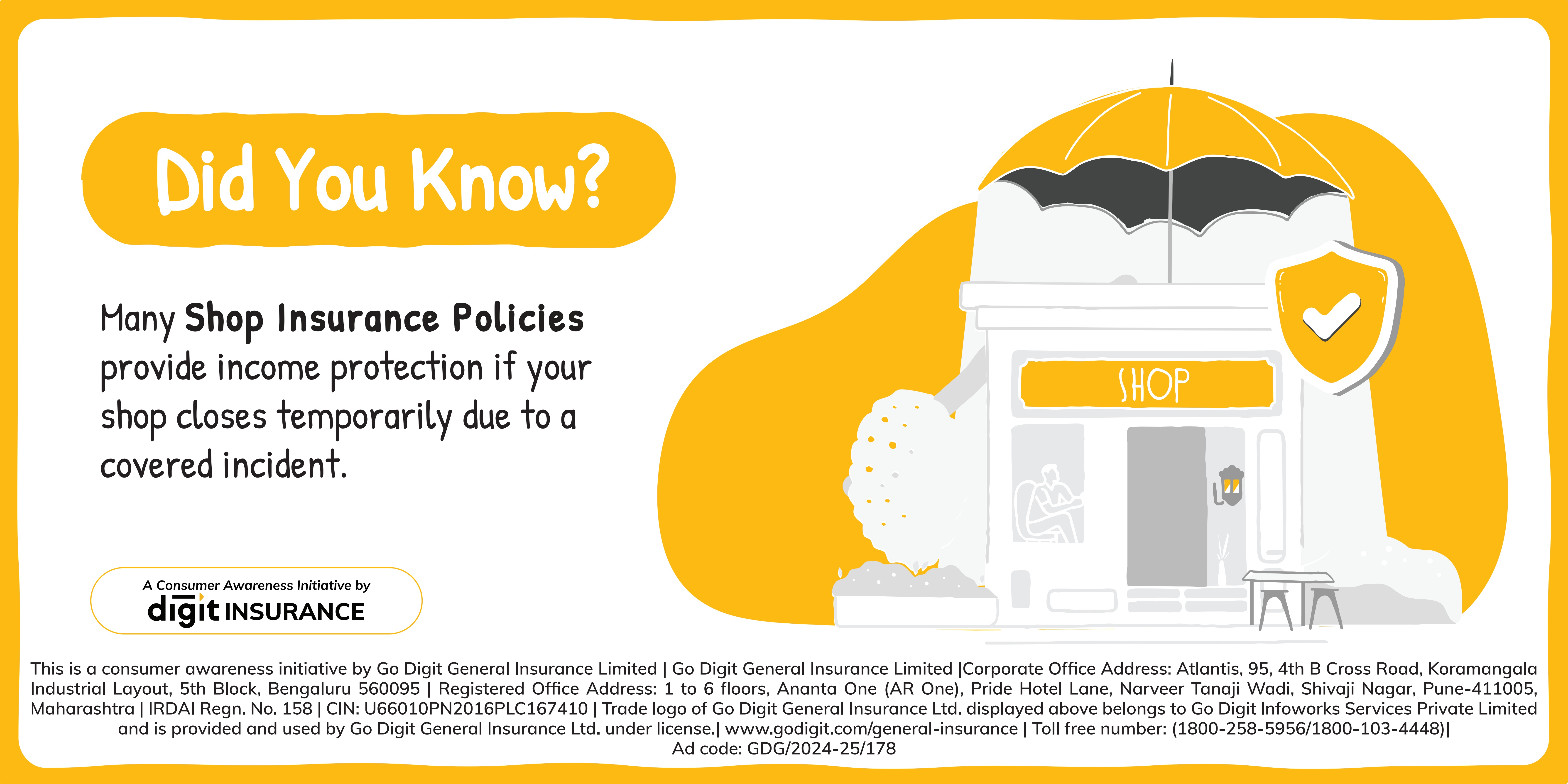 Shop Insurance - Did You Know?